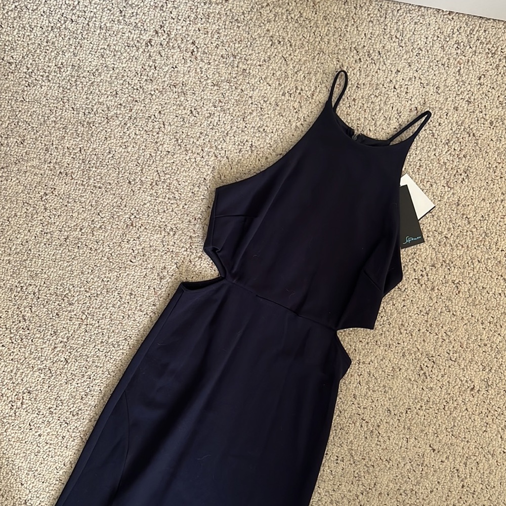 Soprano Cut Out Bodycon Midi Dress
